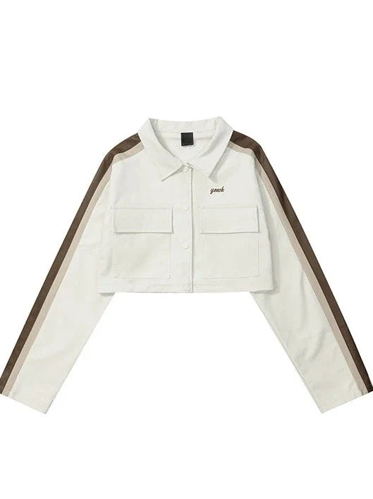 Kurzes Bikermode-Shirt