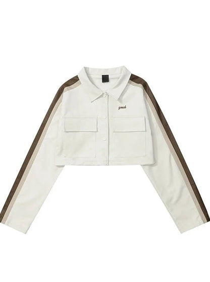 Kurzes Bikermode-Shirt