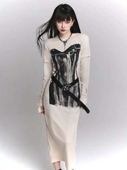 ダークドレスデザイン オフホワイト