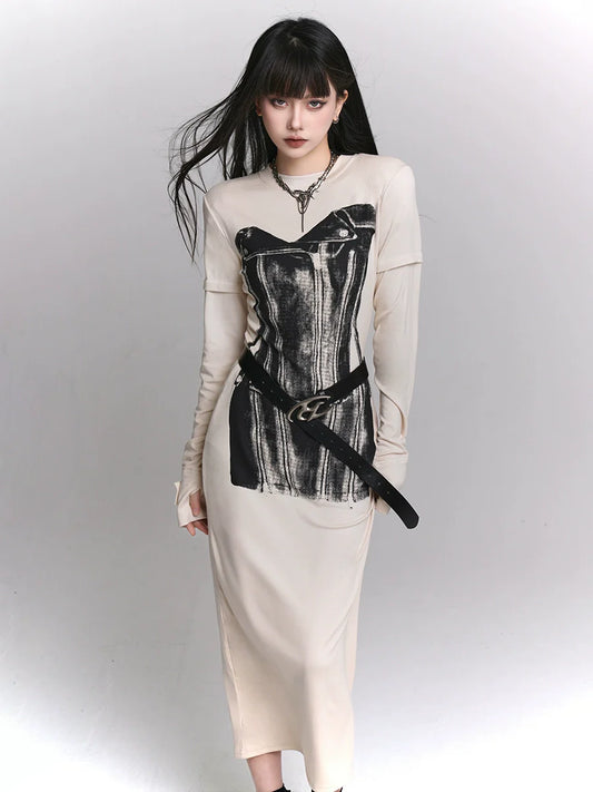 ダークドレスデザイン オフホワイト