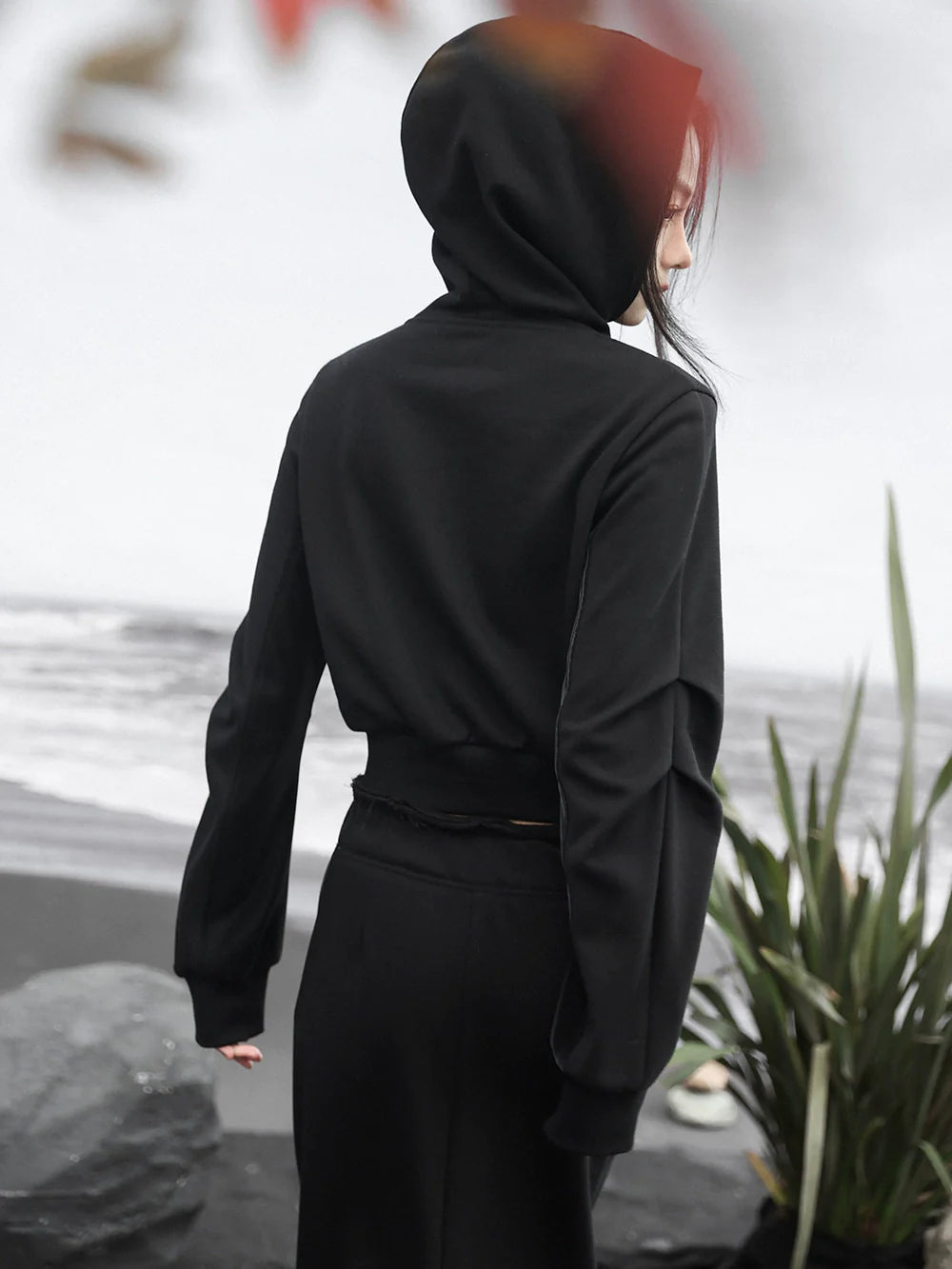 Design Kurzes Drachentop mit Kapuze