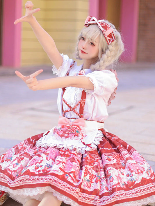 ベリーフライドラビットドレスロリータセット