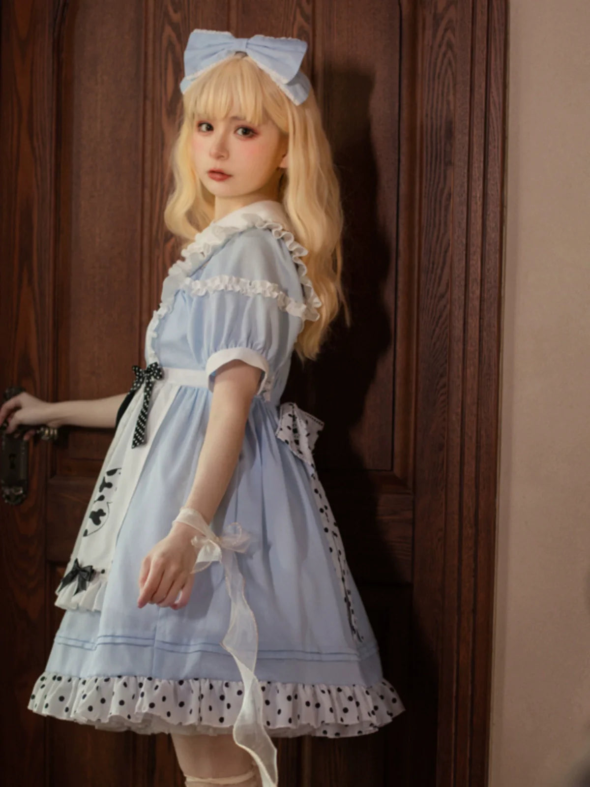 スイートロリータブループリンセスドレス