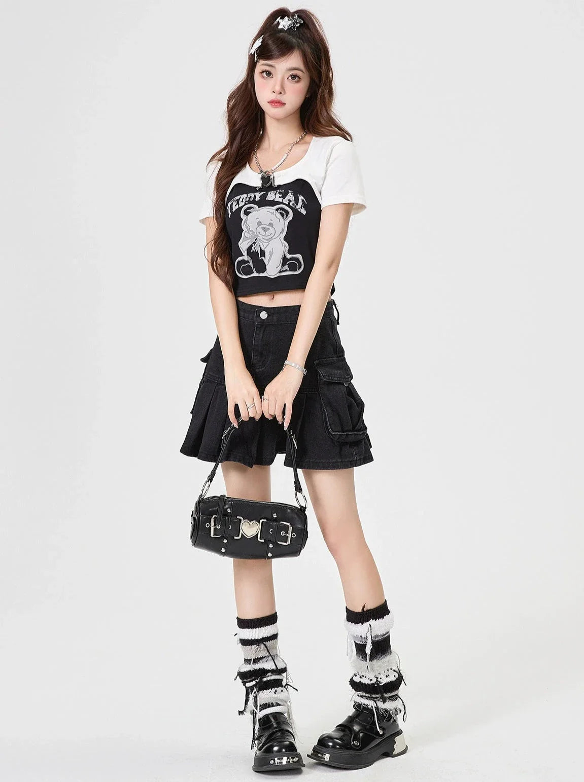 T-Shirt Bare T-Shirt + Langer Kurzer Modus