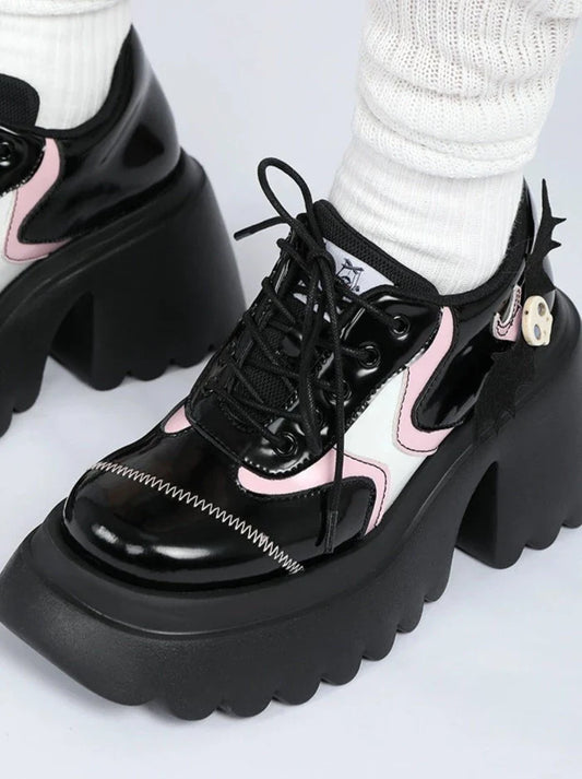 Schuhe Pink Design Volume