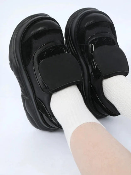 Shoes Macaron Little Black Dark