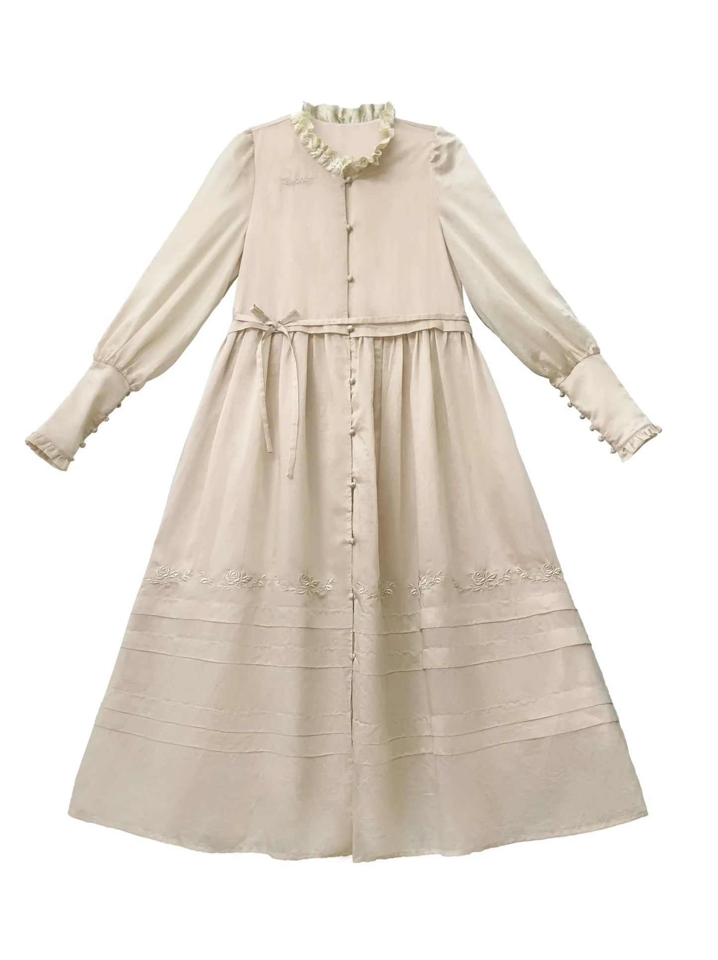 テンセルカラードレス エレガントフリル