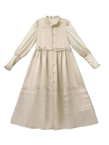 テンセルカラードレス エレガントフリル