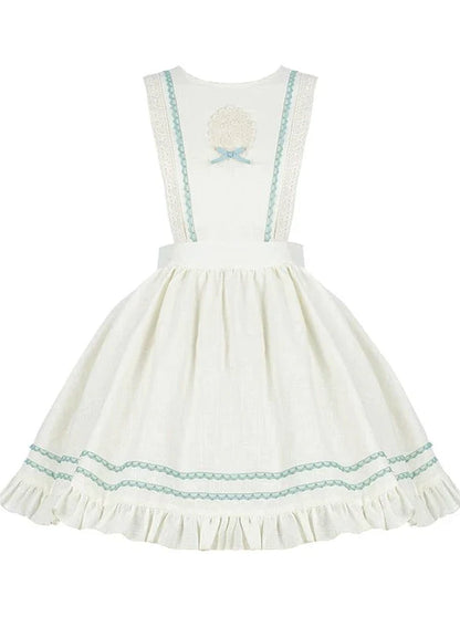 Sommerkleid Blumenschürze Blume + Retro