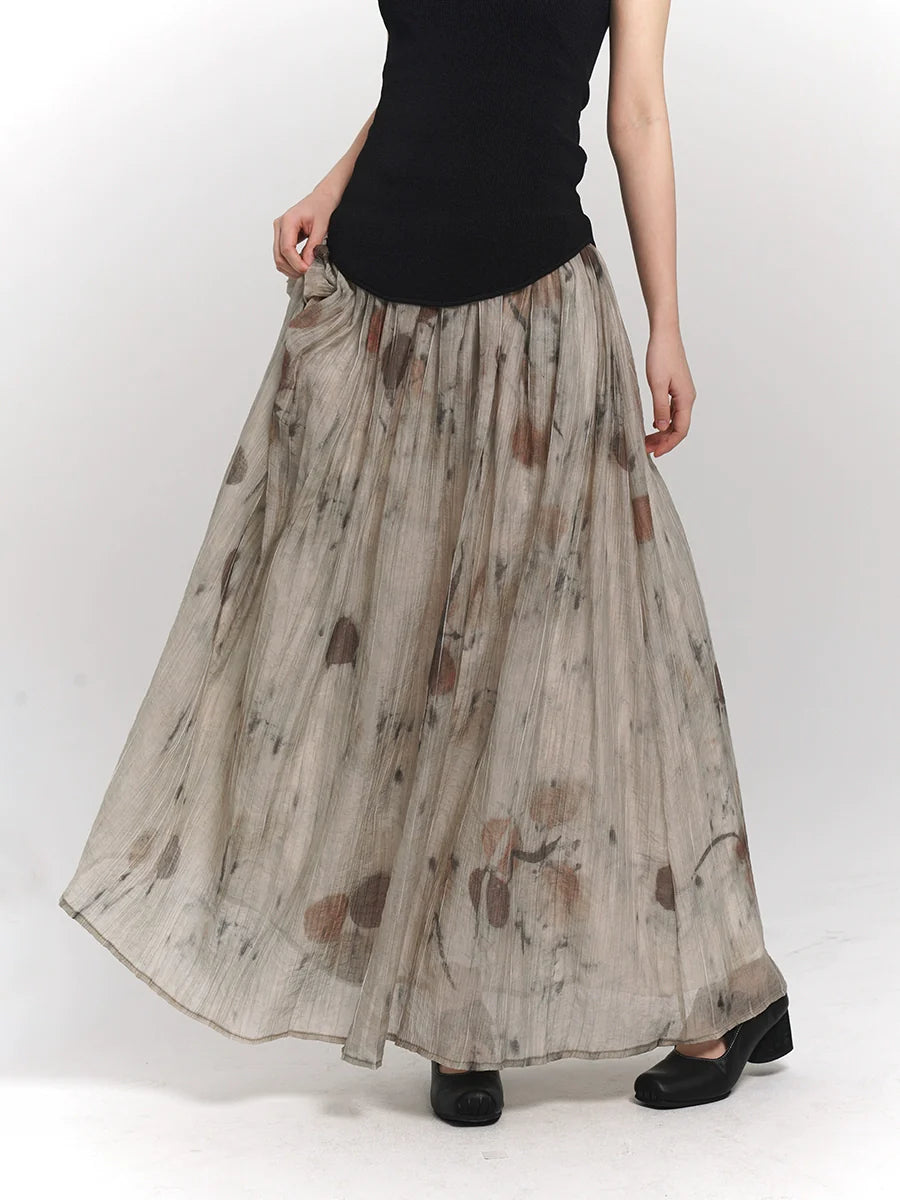 Sheer Ghost Art Girl Skirt China