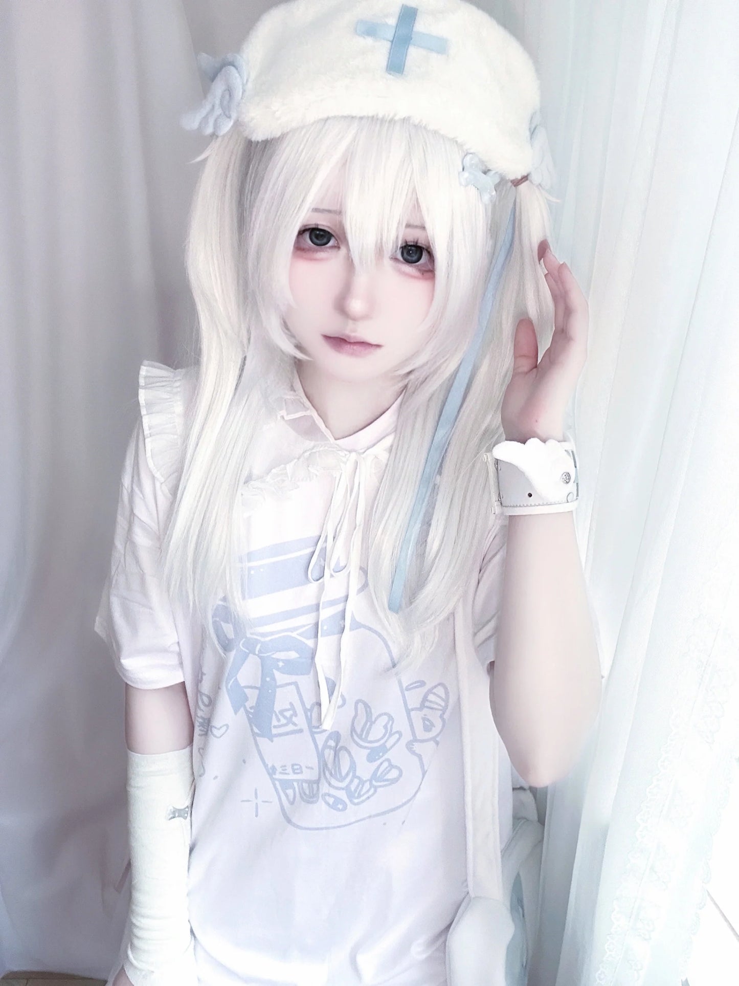 エンジェルホワイト、ネイバーフッド、スウィートトップス、ブルー、ピュアライト