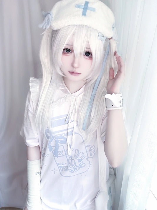 エンジェルホワイト、ネイバーフッド、スウィートトップス、ブルー、ピュアライト