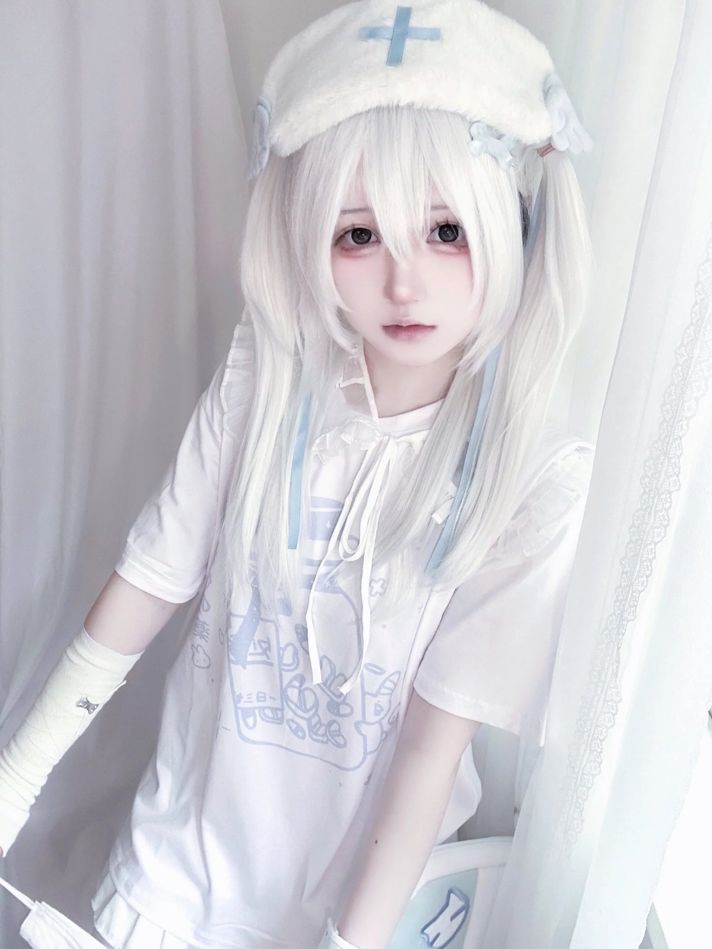 エンジェルホワイト、ネイバーフッド、スウィートトップス、ブルー、ピュアライト