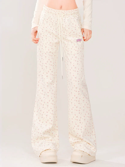 Lässige, schlanke, lange, süße Hosen