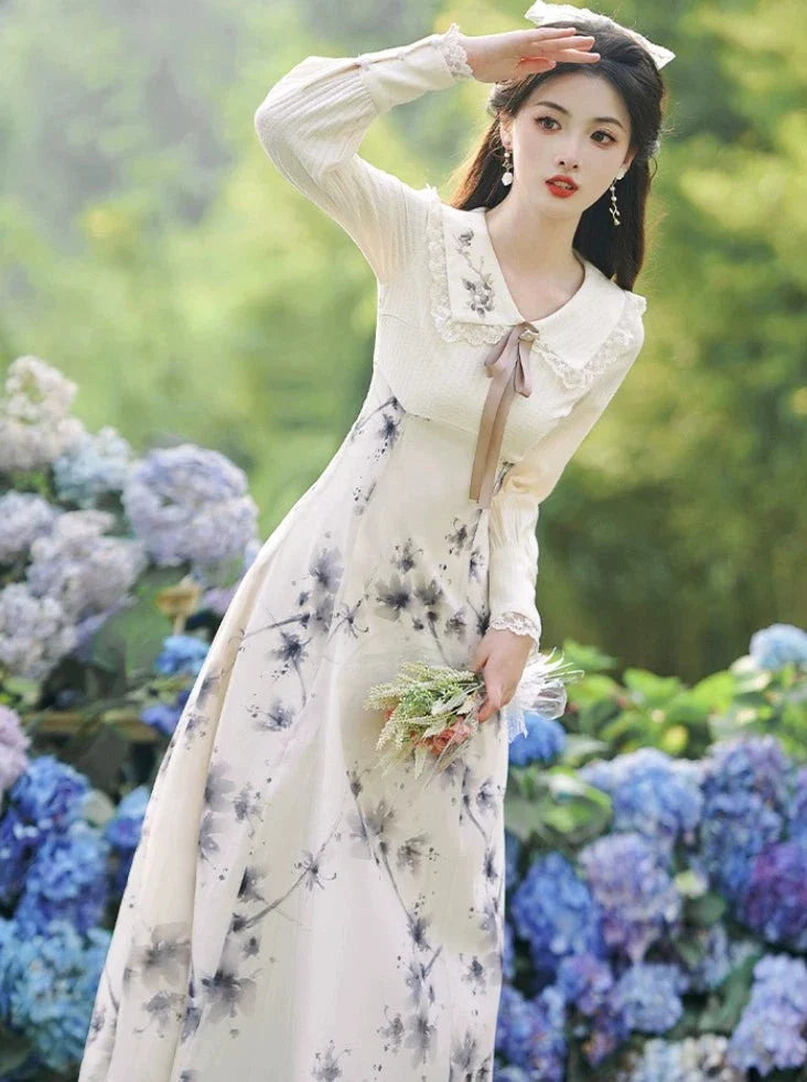 ガーリーフラワードレス レトロスイート