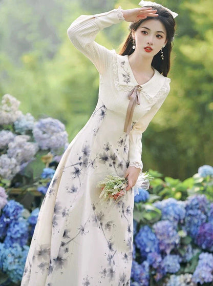 ガーリーフラワードレス レトロスイート