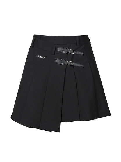 Rockmodus Asymmetrischer Plissee-Knopf