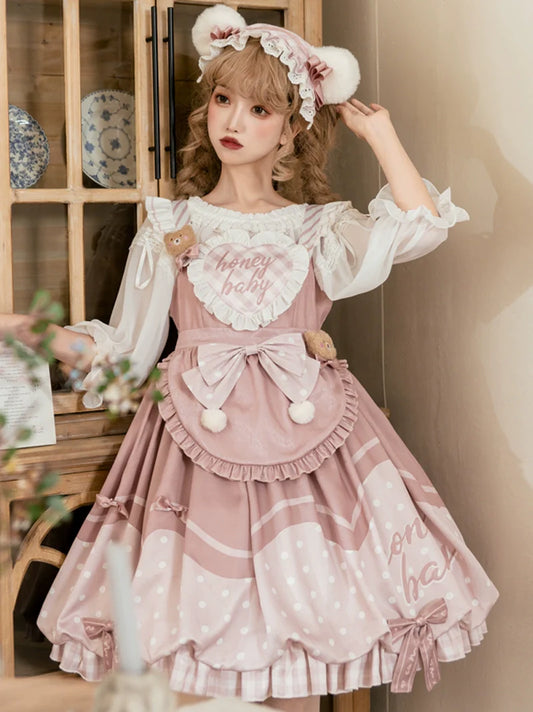 Pinky Bear Sweet Lolita Dress
