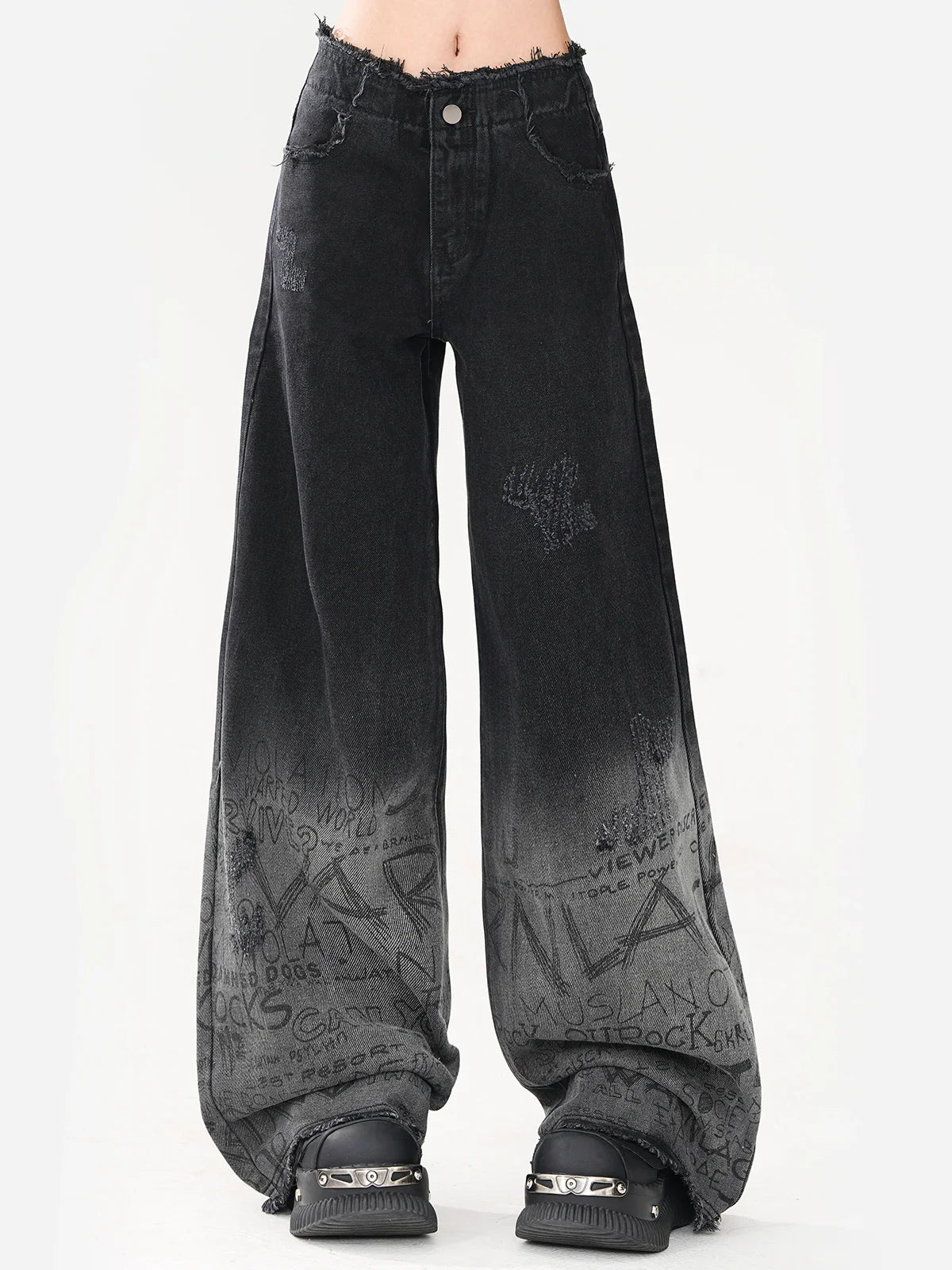 シークレットデニム ブラックグレー クールグラデーション