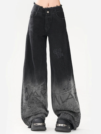 シークレットデニム ブラックグレー クールグラデーション