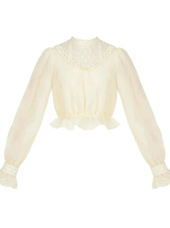 Multi Shawl Reservations Lolita Frilled + Wear Top