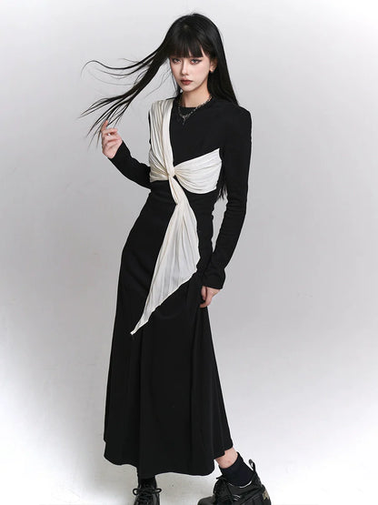 リボンタスクロングドレス