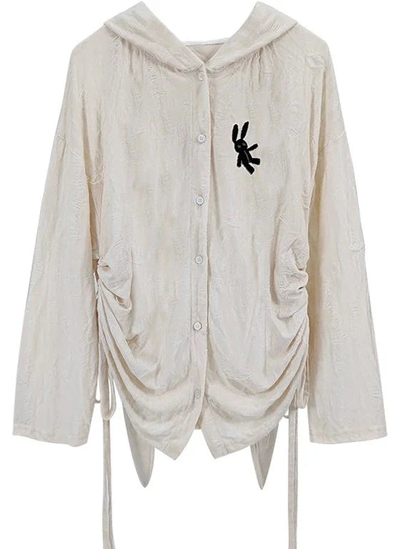 Tops Rabbit Dark Loose Ear