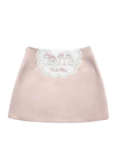 ロリータ クリーム マルチーズ ヒップ スカート