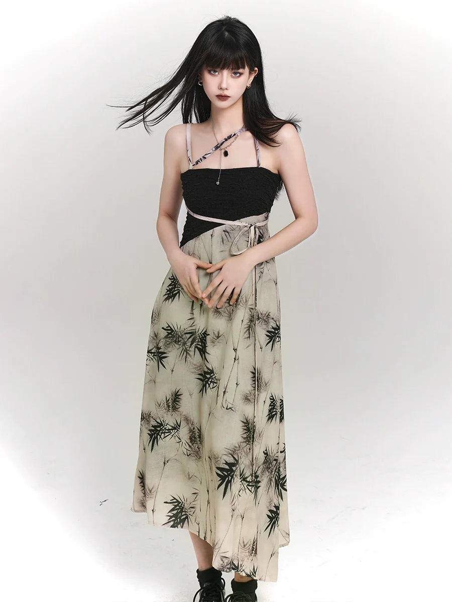 Dunkles Camisole-Kleid Ghost