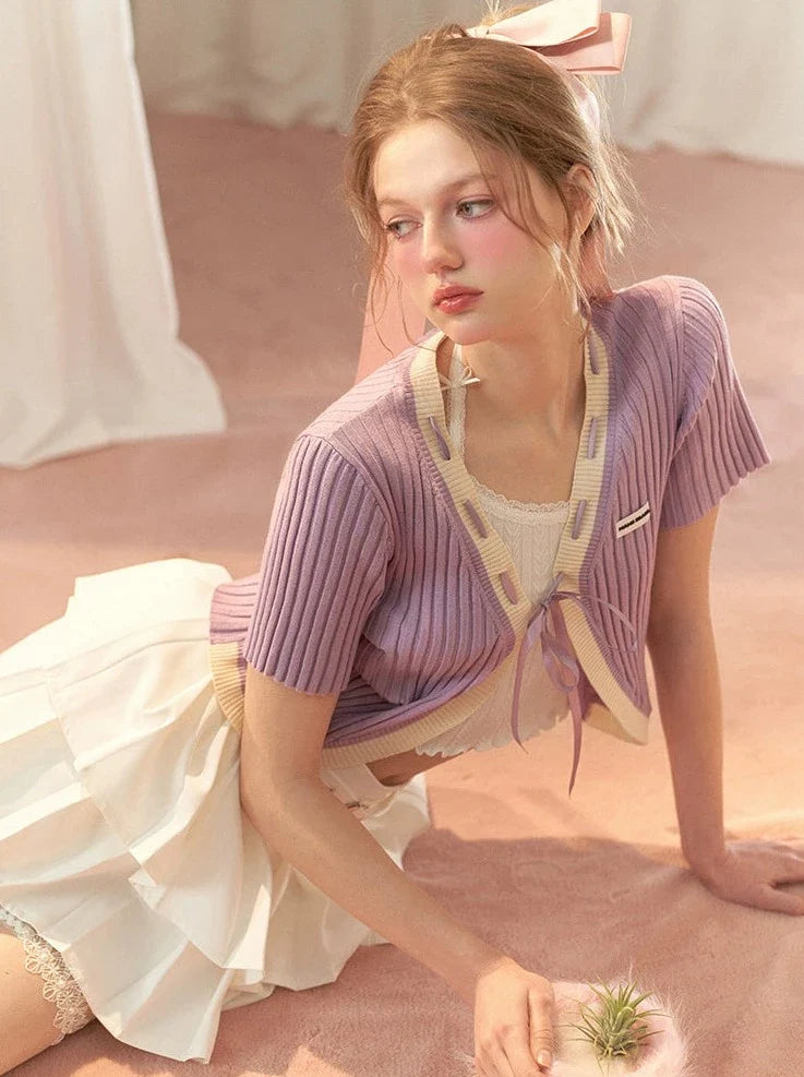 Sweet Tops Stitch Purple Summer Ribbon