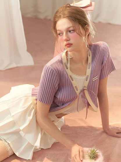 Sweet Tops Stitch Purple Summer Ribbon