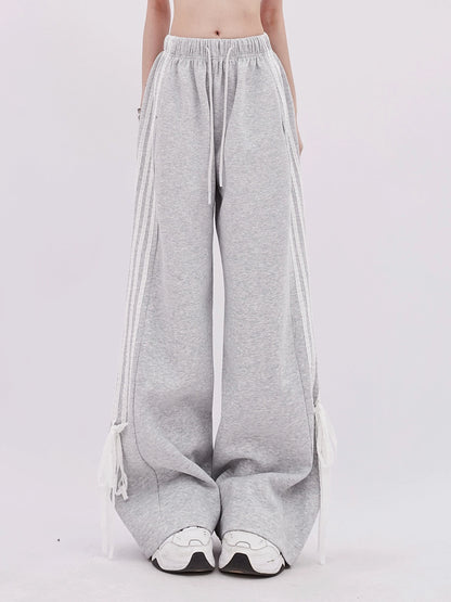 Sports Pants Side Casual Stripe