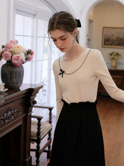 Zuckerperlen French Queen Top Band Braun