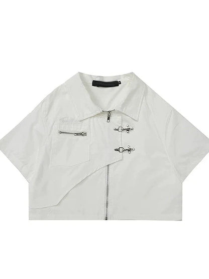 ショートアメリカンスタイルメタルトップカレッジボタン