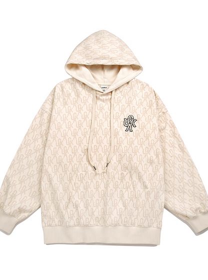 Unisex Logo Over Hoodie Hooded