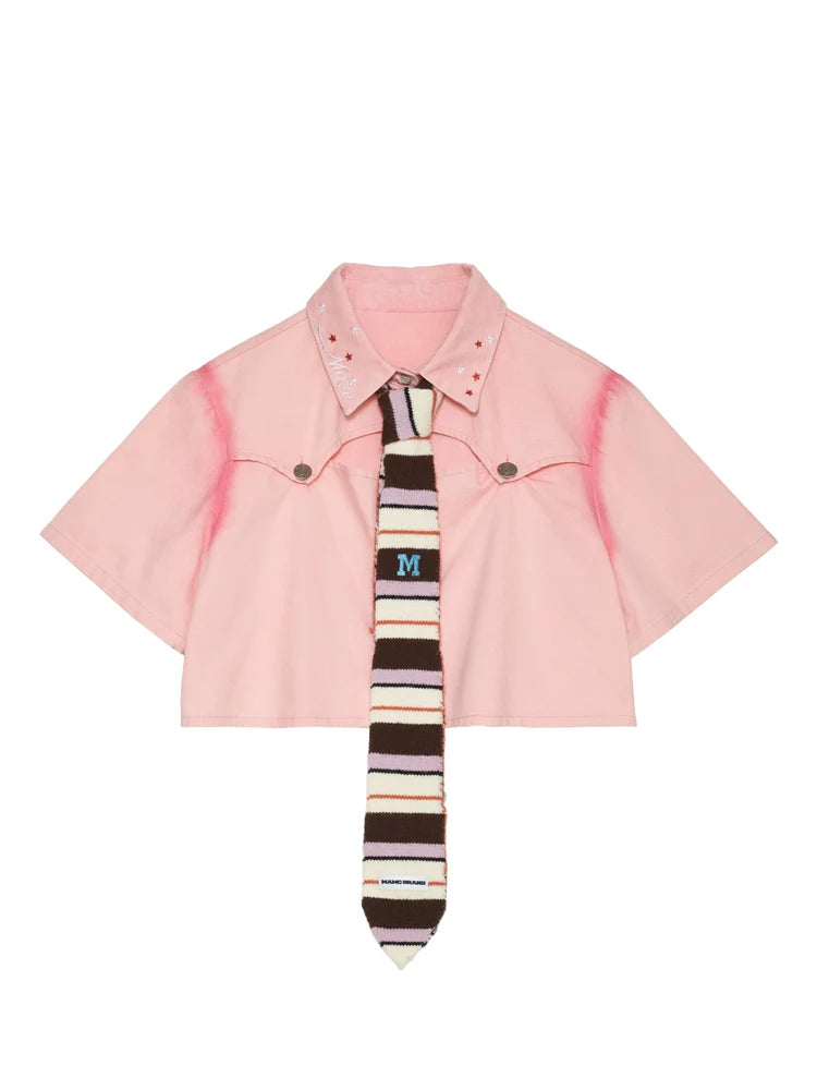 ウォッシュアメリカンシャツ レトロデニム