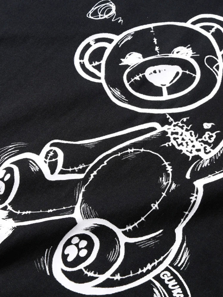 イラストモードデザイン コットンベア ピュアTシャツ