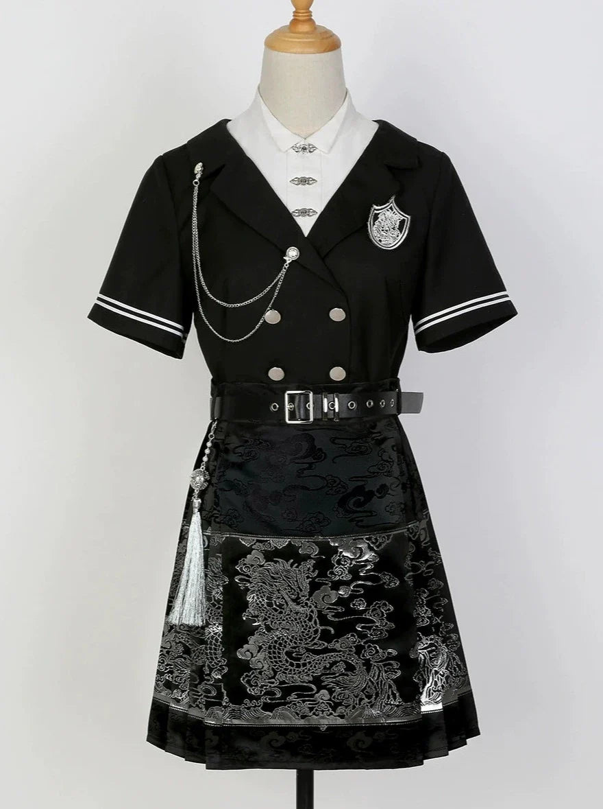 Top Short College China + Rock