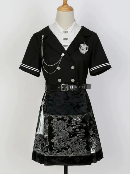 Top Short College China + Rock