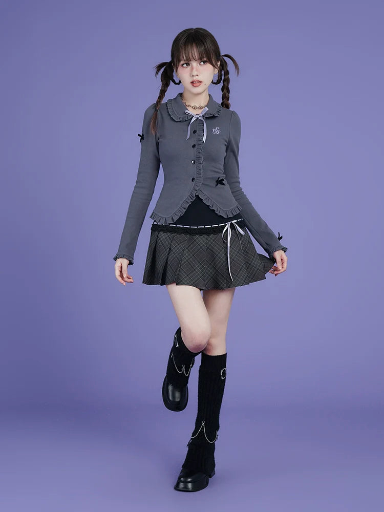 ダークステッチスイートスカート