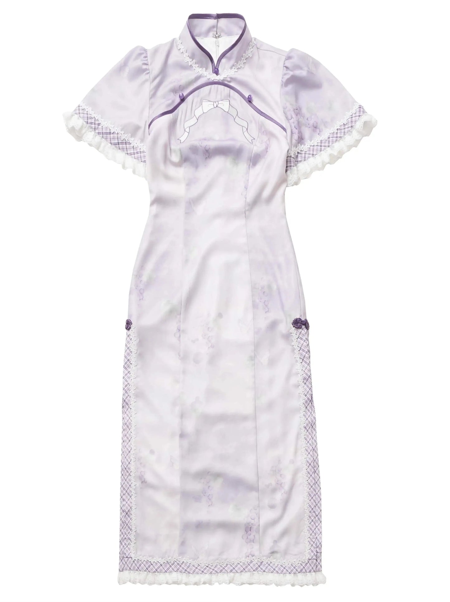 中国パープルニュードリームショールスーツライラック