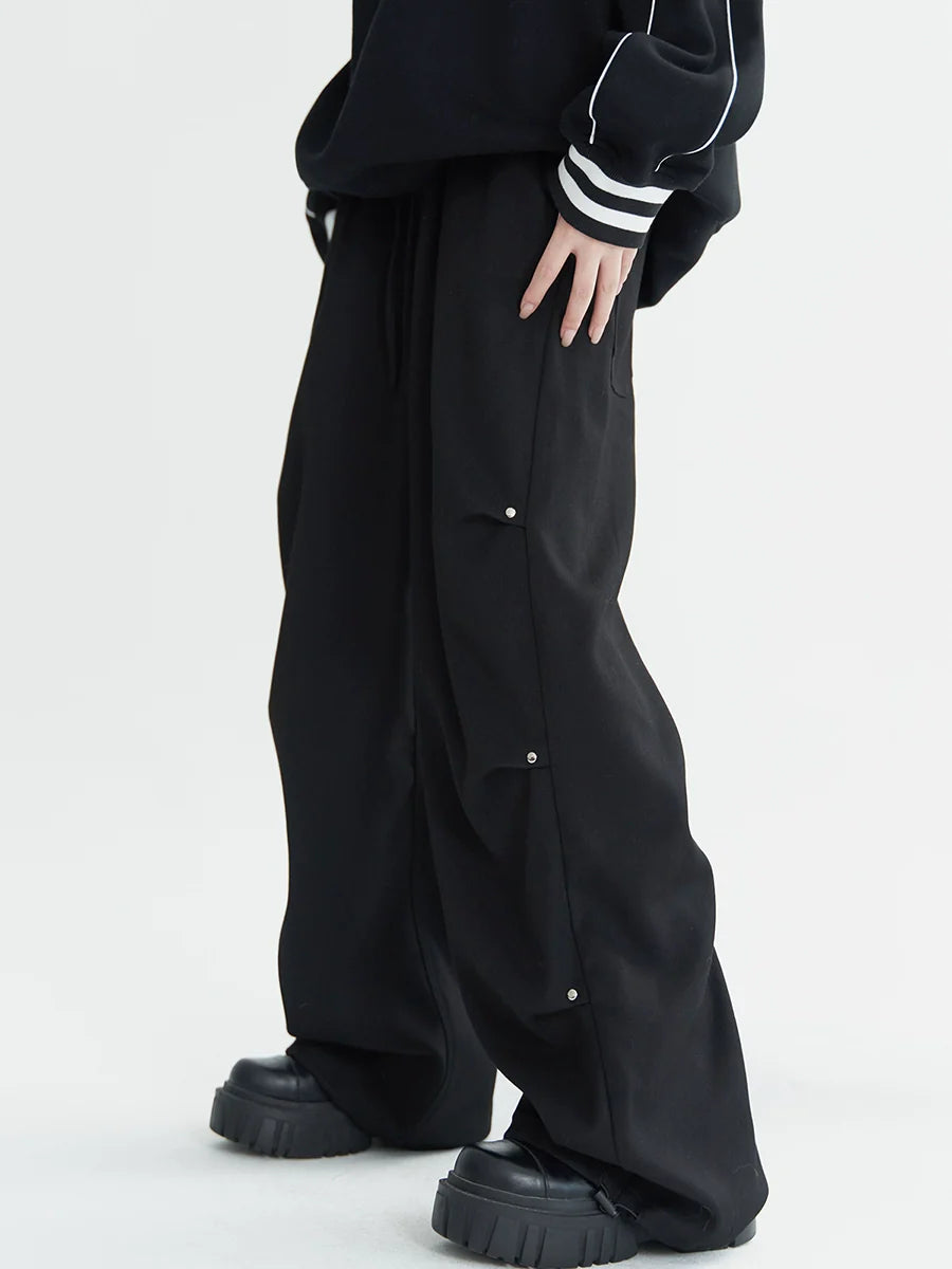 Loose Casual Pants Dark Mode