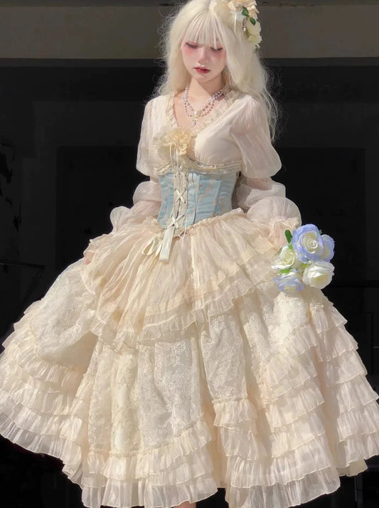 Flower wedding Lolita Gows Dress