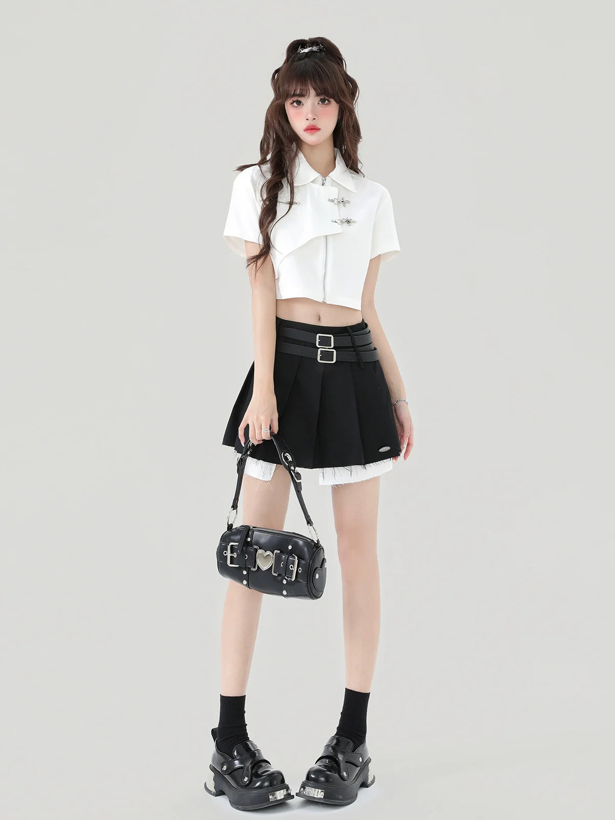 ショートアメリカンスタイルメタルトップカレッジボタン