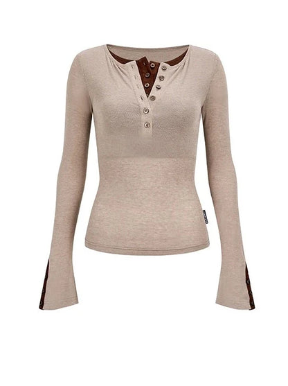 Zweiteiliges Oberteil aus Lenzing-Wolle und Tencel-Design