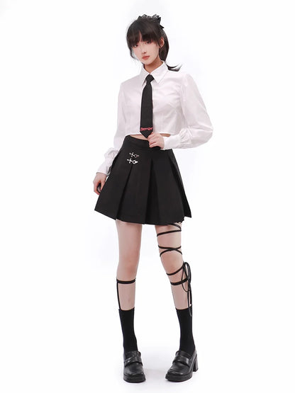 Sleeve Chic Shirt Puff American