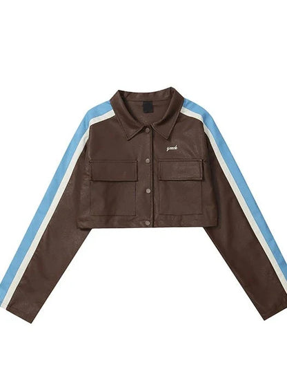 Kurzes Bikermode-Shirt