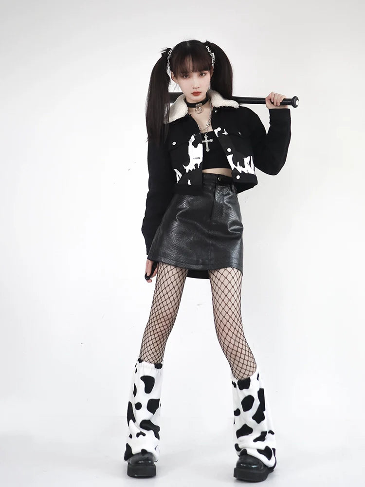 ショートカウジャケット デニムモード