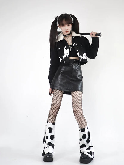 ショートカウジャケット デニムモード