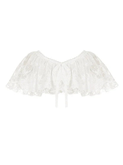 Multi Shawl Reservations Lolita Frilled + Wear Top